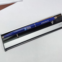 Ручки Point Polished синего цвета для компании АЙ-ЭС-ЭС
