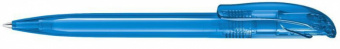 картинка 2192 шариковая ручка Senator Challenger Clear голубой Hex.Cyan 