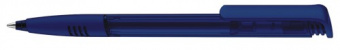 картинка 2234 шариковая ручка Senator сп Super Hit Clear Soft grip zone прозрачно-т.синий 2757 