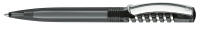 картинка 2410 шариковая ручка Senator сп New Spring Clear clip metal темно-серый 445 