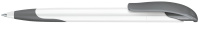 картинка 2958 шариковая ручка Senator Challenger Basic Polished Soft grip zone белый/серый Cool Gray 9 