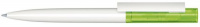 картинка 3281 шариковая ручка Senator Headliner Clear Basic белый/зеленый 376 