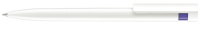 картинка 2993 шариковая ручка Senator Liberty Basic Polished белый/фиолетовый 267 