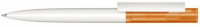 картинка 3281 шариковая ручка Senator Headliner Clear Basic белый/оранжевый 151 