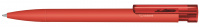 картинка 3310 шариковая ручка Senator Liberty Bio matt clip clear  красный 485 