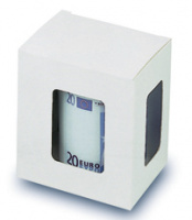картинка P1B одноместная упаковка, белая, с окном 