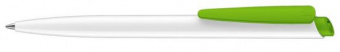 картинка 2959 шариковая ручка Senator сп Dart Basic Polished белый/зеленый 376 