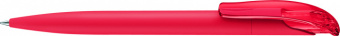 картинка 2737 шариковая ручка Senator Challenger Soft Touch clip clear красный 186 