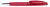 3253 шариковая ручка Senator Bridge Clear т.красный 201 с металлическим наконечником