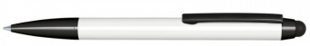 картинка 3330 шариковая ручка Senator Attract Stylus белый/черный 
