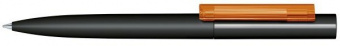 картинка 3285 шариковая ручка Senator Headliner Soft Touch черный/оранжевый 151 