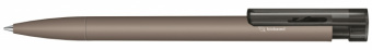 картинка 3310 шариковая ручка Senator Liberty Bio matt clip clear серый Warm Gray 10 