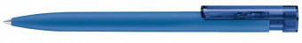 картинка 2015 шариковая ручка Senator Liberty Soft Touch clip clear синий 2935 