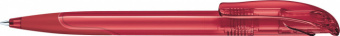 картинка 2597 шариковая ручка Senator  Challenger Clear Soft т.красный 201 