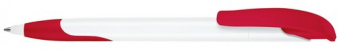 картинка 2958 шариковая ручка Senator Challenger Basic Polished Soft grip zone белый/красный 186 