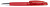 картинка 3253 шариковая ручка Senator Bridge Clear красный 186 с металлическим наконечником 