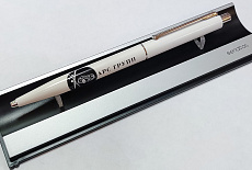 Ручки Senator point polished белые с круговой печатью для АРС ГРУПП