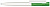 картинка 3281 шариковая ручка Senator Headliner Clear Basic белый/зеленый 347 