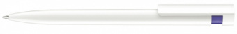картинка 2993 шариковая ручка Senator Liberty Basic Polished белый/фиолетовый 267 