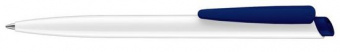 картинка 2959 шариковая ручка Senator сп Dart Basic Polished белый/т.синий 2757 