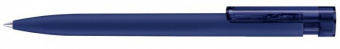 картинка 2015 шариковая ручка Senator Liberty Soft Touch clip clear т.синий 2757 
